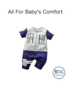 Newborn Clothing Handsome Anime Role Play Cotton Comfortable Soft Boys And Girls 0-18 Summer Short Sleeved Baby Jumpsuit