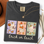 Funny Teacher Goose Halloween Comfort Colors Shirt, Cute Ghost Elementary Teacher Tee, Spooky Back to School Teacher Gift