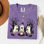 Ghost Camp Comfort Colors Shirt, Funny Halloween Camping Tee, Spooky Camp Life Shirt, Gift for Campers and Outdoor Lovers