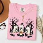Ghost Camp Comfort Colors Shirt, Funny Halloween Camping Tee, Spooky Camp Life Shirt, Gift for Campers and Outdoor Lovers