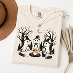 Ghost Camp Comfort Colors Shirt, Funny Halloween Camping Tee, Spooky Camp Life Shirt, Gift for Campers and Outdoor Lovers